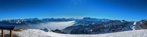 Panoramique sur les Dents du Midi