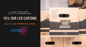 Action sur les cartons foire du valais 2020