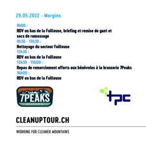 CleanUp Tour 2022 - programme 1