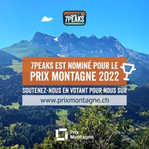 7Peaks est nominé au Prix montagne 2022