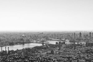 York City noir et blanc